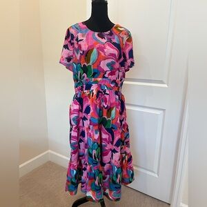 Johnny Was Smocked Tier Dress